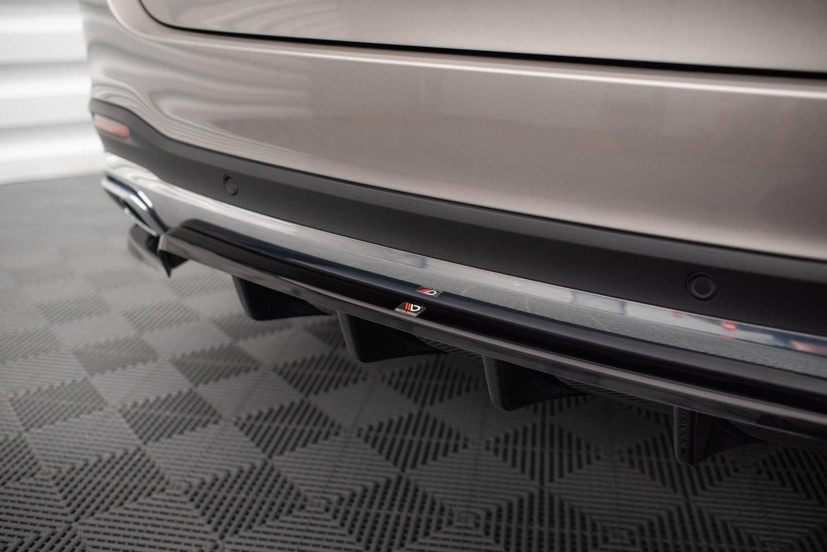 Street+ Mittlerer Diffusor RACE passend für Mercedes-Benz GLE SUV AMG-Line W167 / W167 Facelift schwarz Hochglanz – Ansicht 1