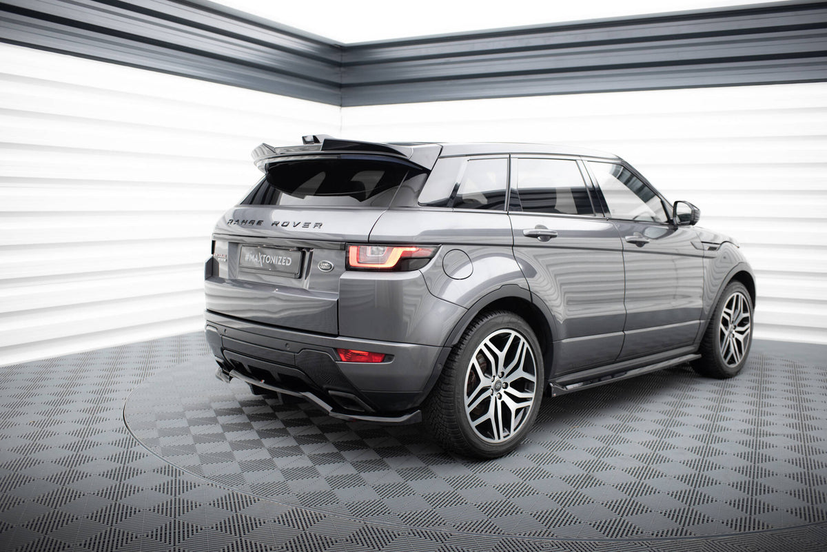 Street+ Mittlerer Diffusor RACE passend für Land Rover Range Rover Evoque HSE Dynamic Mk1 Facelift schwarz Hochglanz – Ansicht 1
