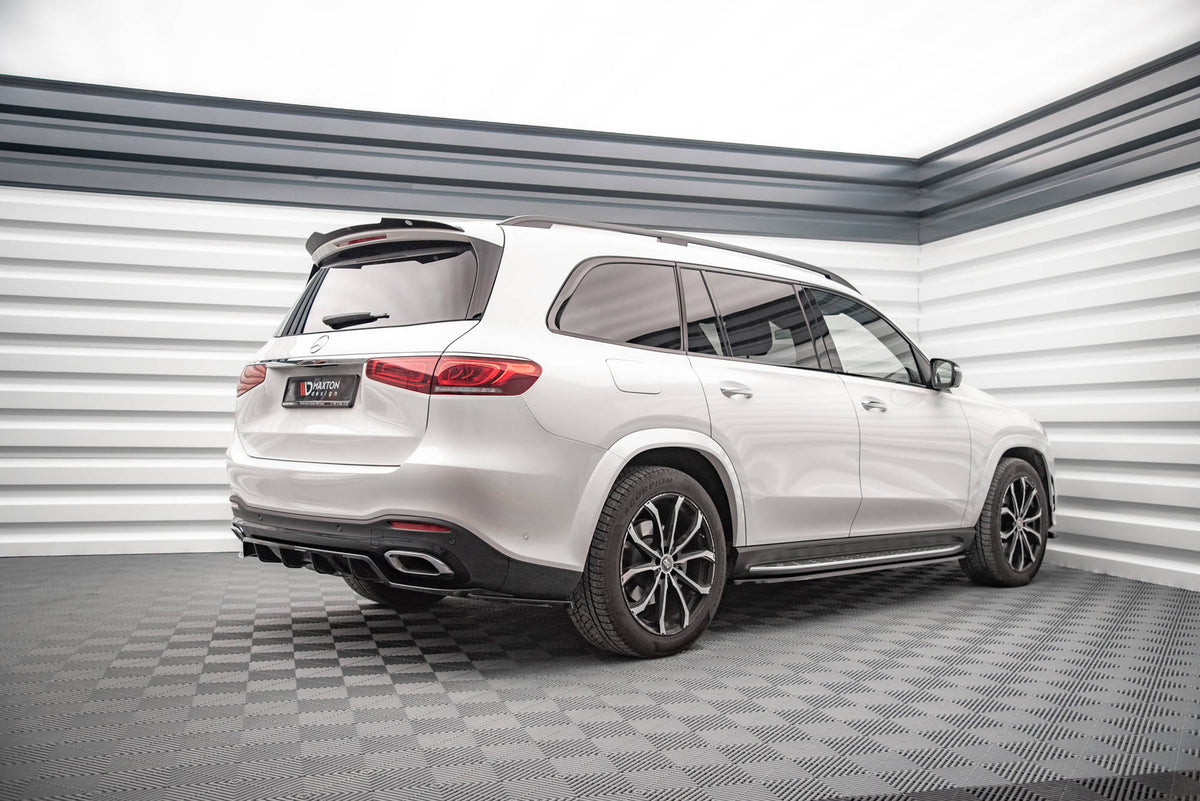 Street+ Mittlerer Diffusor RACE passend für V.1 Mercedes-Benz GLS AMG-Line X167 schwarz Hochglanz – Ansicht 1