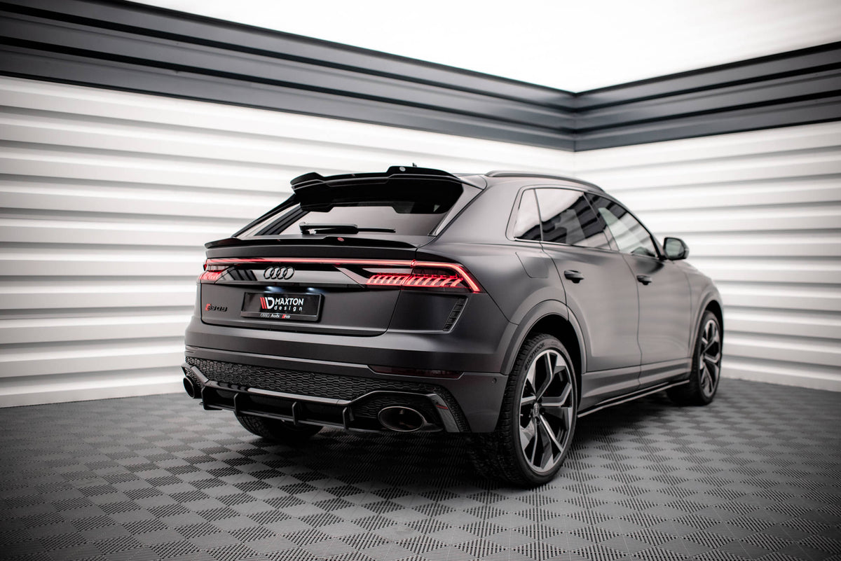 Höher Heckspoiler Lippe Audi RSQ8 Mk1 Facelift schwarz Hochglanz – Ansicht 3
