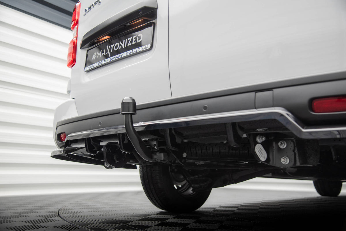 Street+ Mittlerer Diffusor RACE passend für Citroen Jumpy L3 Mk3 schwarz Hochglanz – Ansicht 4
