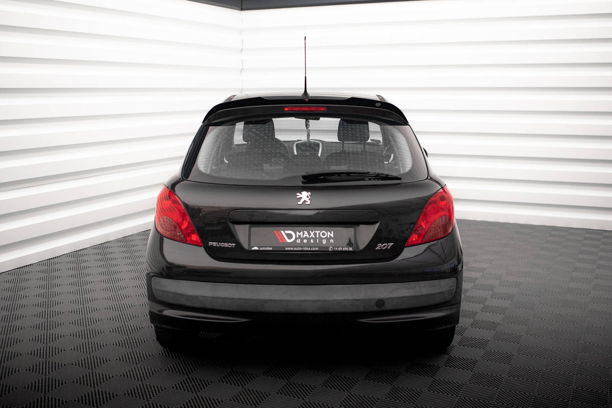 Heckspoiler Lippe Peugeot 207 Sport schwarz Hochglanz – Ansicht 1