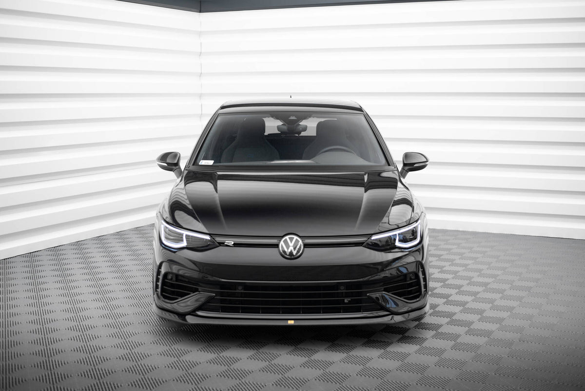 Verlängerung motorhaube VW Golf Mk8 schwarz Hochglanz – Ansicht 9