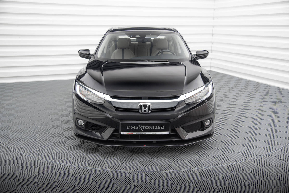 Street Pro Street+ Spoilerlippe Front Ansatz passend für Honda Civic Limousine Mk10 – Ansicht 1