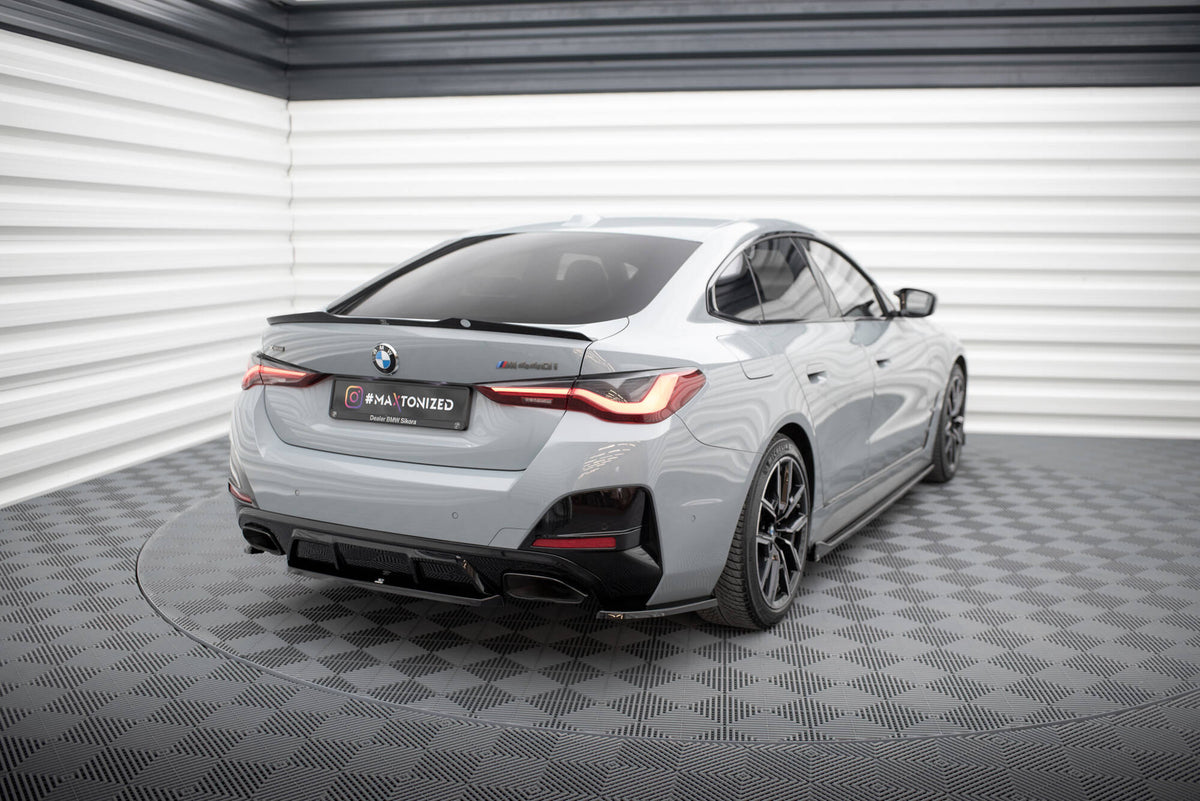 Heckansatz BMW M440i Gran Coupe G26 schwarz Hochglanz – Ansicht 1