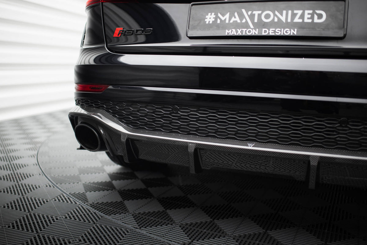 Prepreg Carbon Fiber Diffusor Heck Ansatz passend für Audi RSQ8 Mk1 – Ansicht 9