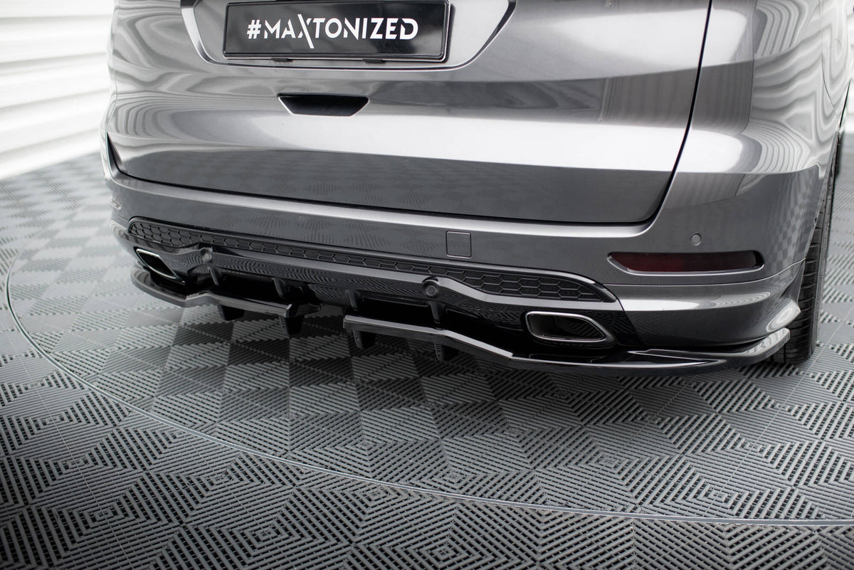 Street+ Mittlerer Diffusor RACE passend für Ford S-Max ST-Line Mk2 Facelift schwarz Hochglanz – Ansicht 7