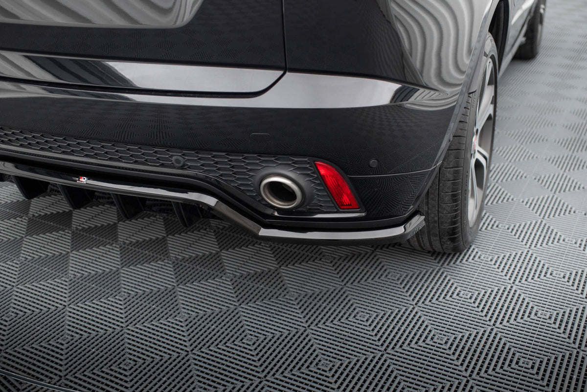 Street+ Mittlerer Diffusor RACE passend für Jaguar E-Pace R-Dynamic Mk1 schwarz Hochglanz – Ansicht 2
