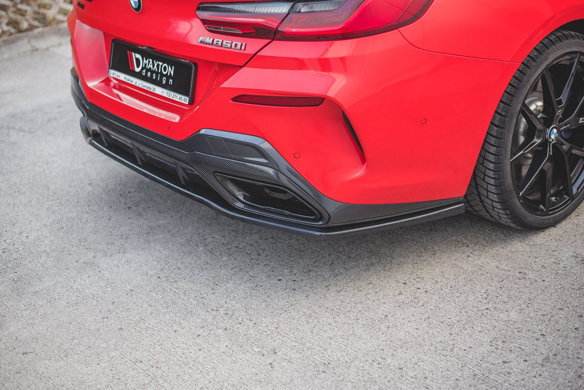 Heckansatz BMW 8 Coupe M-Paket G15 schwarz Hochglanz – Ansicht 3