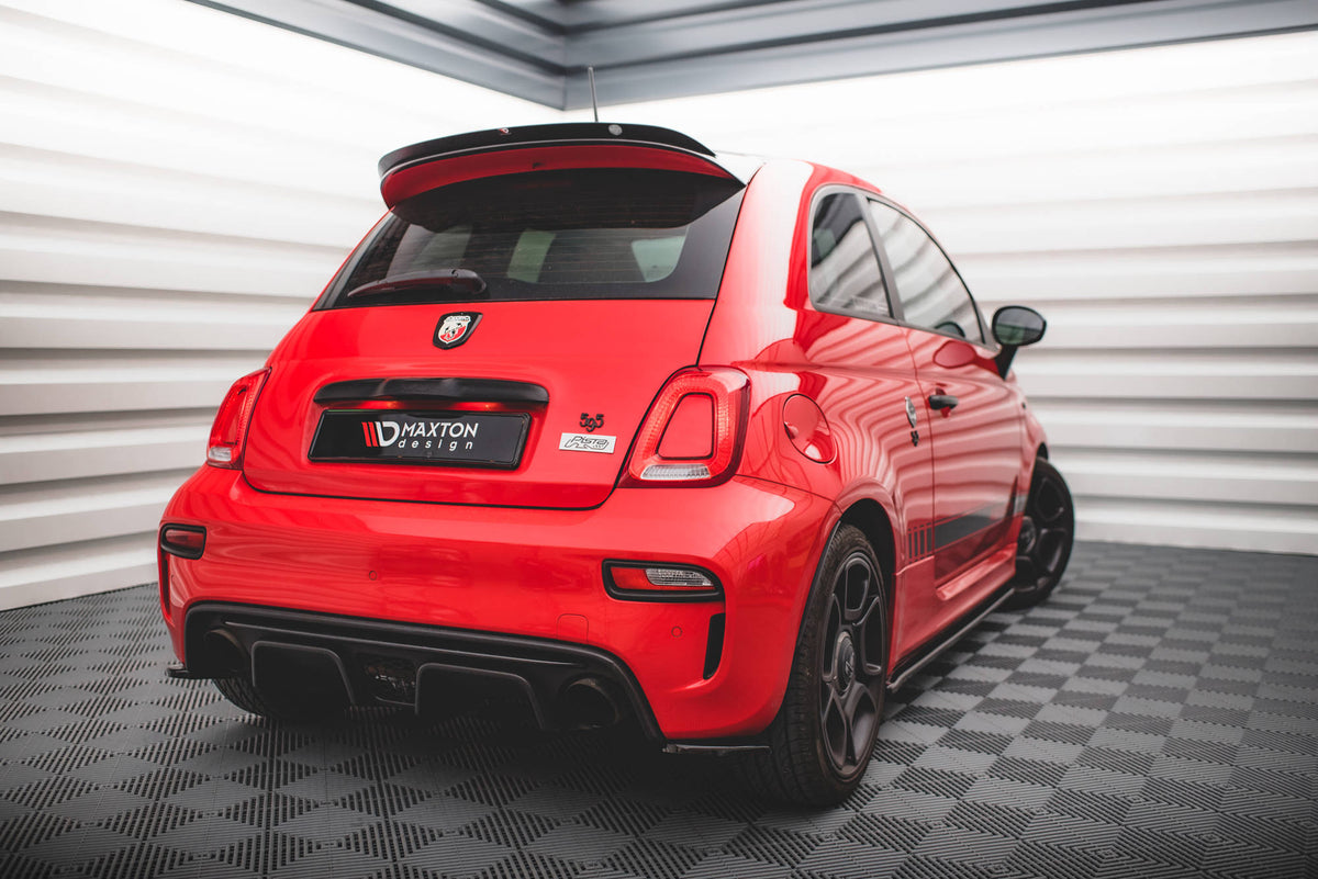 Heckspoiler Lippe Abarth 595 Mk1 Facelift schwarz Hochglanz – Ansicht 1