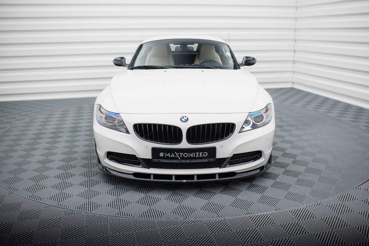 Street+ Spoilerlippe Front Ansatz V.1 passend für BMW Z4 E89 schwarz Hochglanz – Ansicht 1