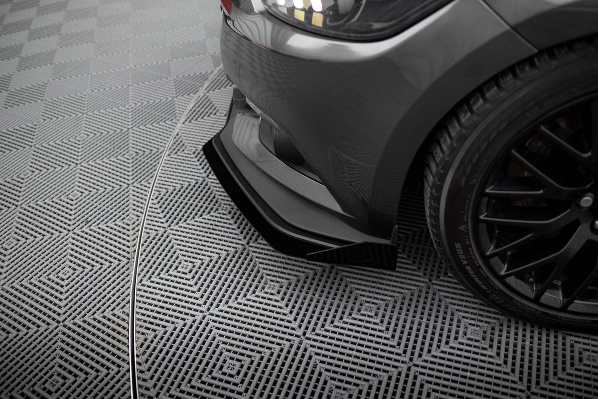 Front Stoßstange Flaps passend für Ford Mustang GT Mk6  schwarz Hochglanz – Ansicht 5