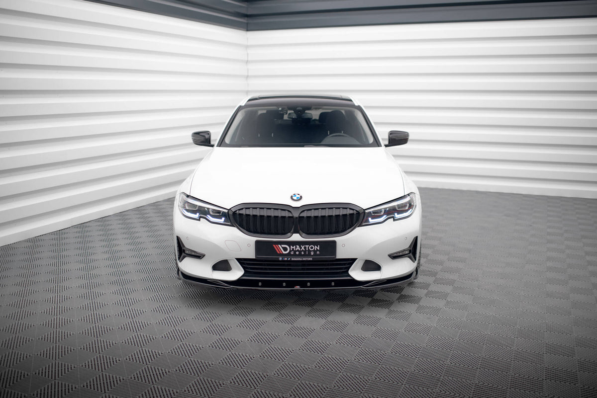 Street+ Spoilerlippe Front Ansatz V.2 passend für BMW 3er Sport Line G20 / G21 schwarz Hochglanz – Ansicht 1