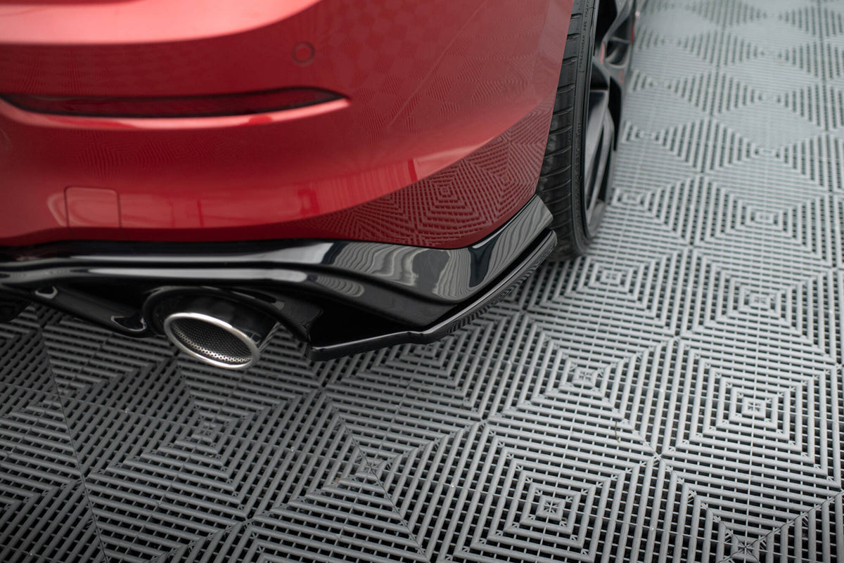 Heck Ansatz Flaps Diffusor V.3 passend für VW Golf GTI Mk8 schwarz Hochglanz – Ansicht 7