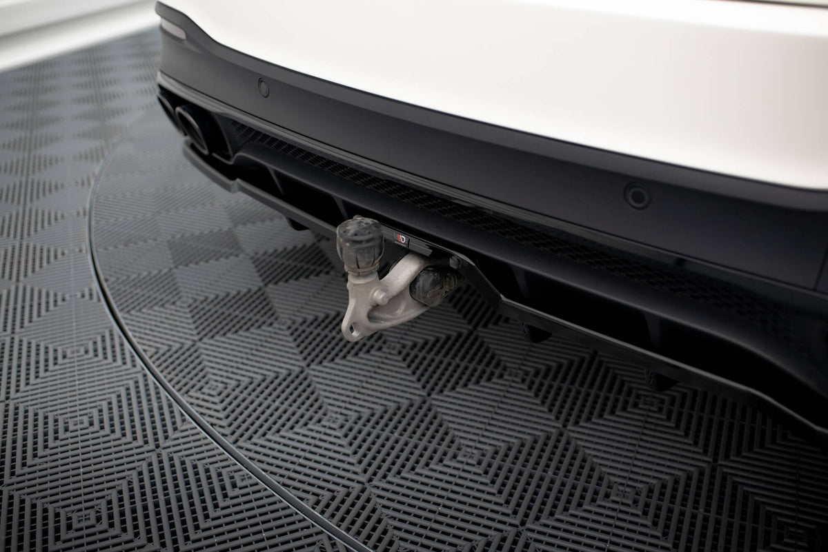 Street+ Mittlerer Diffusor RACE passend für Mercedes-AMG GLE 53 / 63 W167 / W167 Facelift schwarz Hochglanz – Ansicht 3