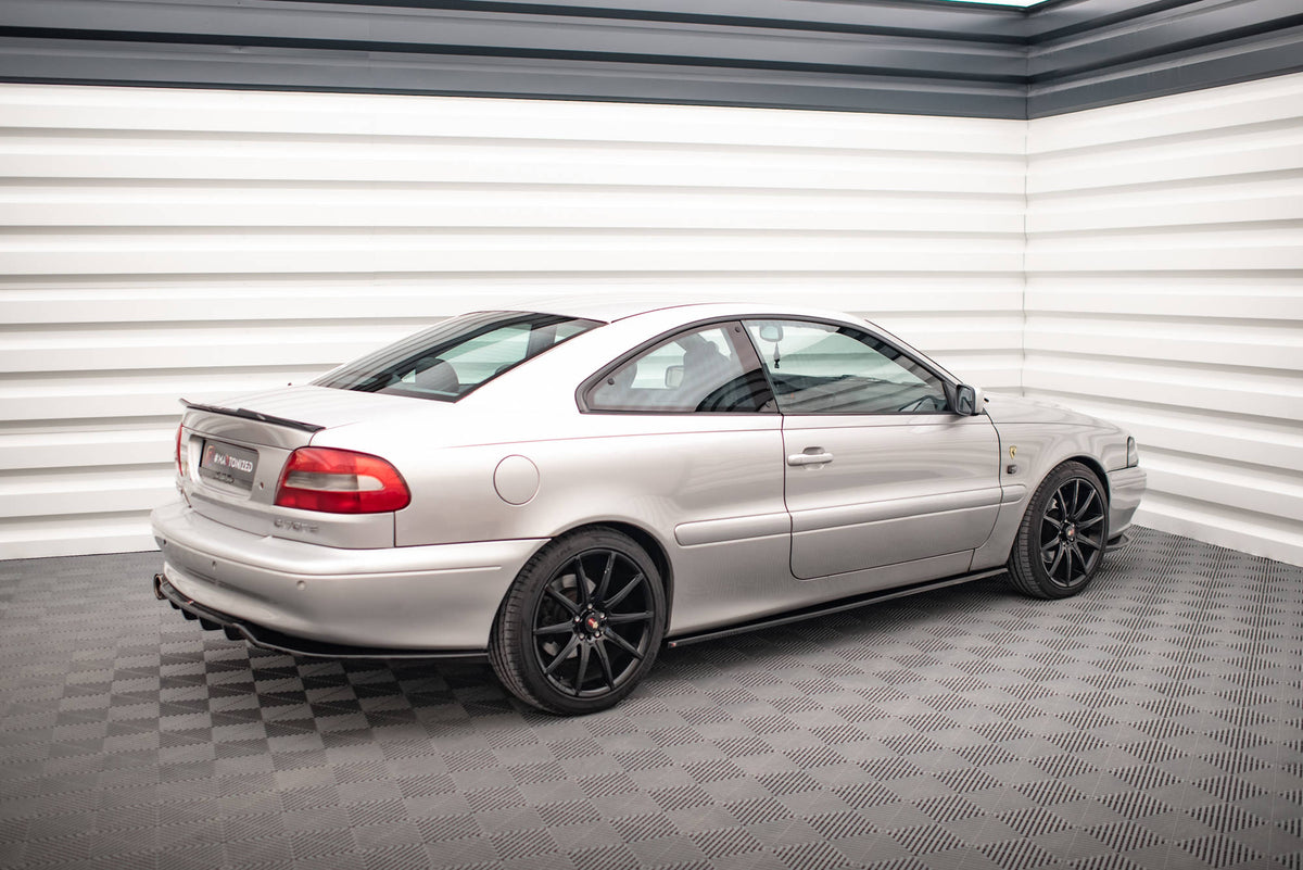 Street+ Seitenschweller Leisten passend für Volvo C70 Mk1 schwarz Hochglanz – Ansicht 4