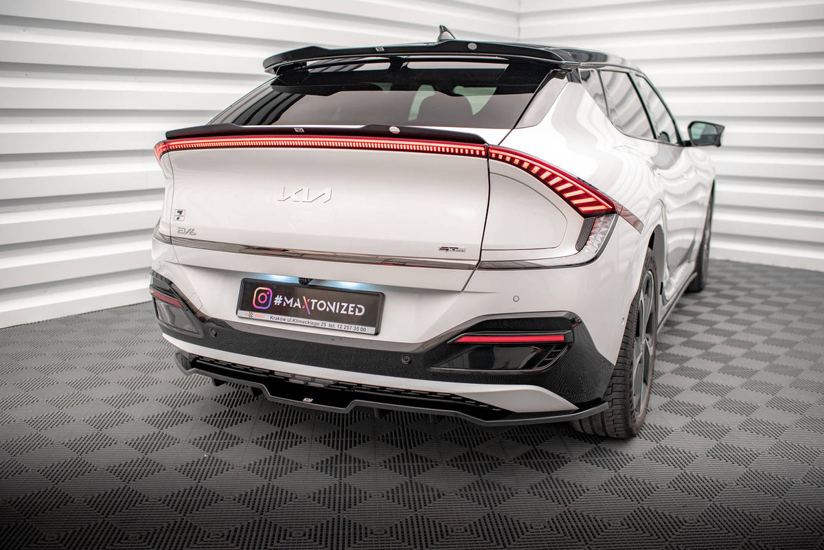 Street+ Mittlerer Diffusor RACE passend für Kia EV6 GT-Line Mk1 schwarz Hochglanz – Ansicht 5
