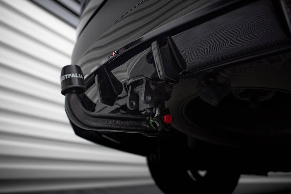 Street+ Mittlerer Diffusor RACE passend für Land Rover Discovery HSE Mk5 schwarz Hochglanz – Ansicht 8