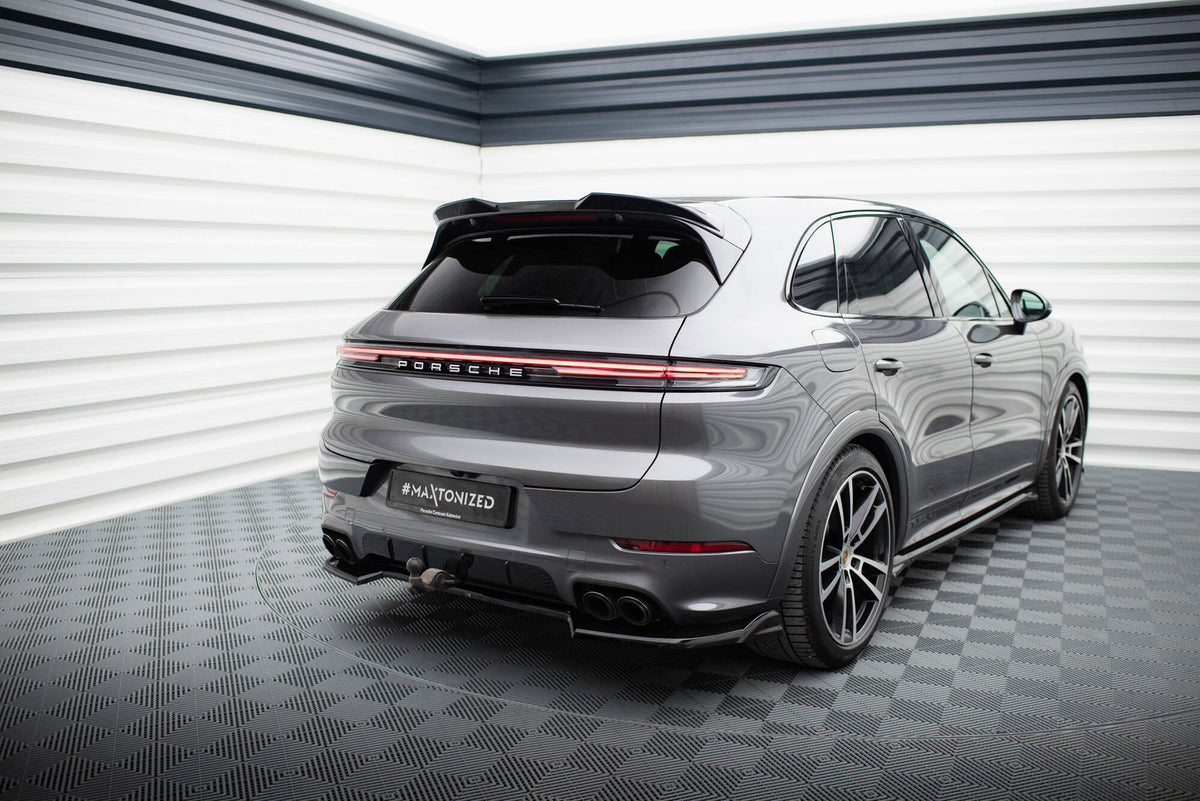 Heckansatz Porsche Cayenne Sport Design / Turbo SUV / Coupe Mk3 Facelift schwarz Hochglanz – Ansicht 8