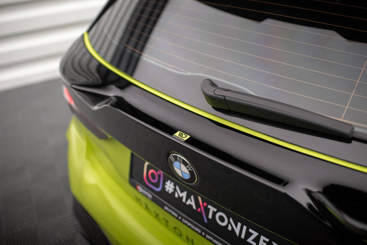 Heckscheiben Spoiler passend für BMW 1er M-Paket / M135i / 128ti F40 schwarz Hochglanz – Ansicht 4