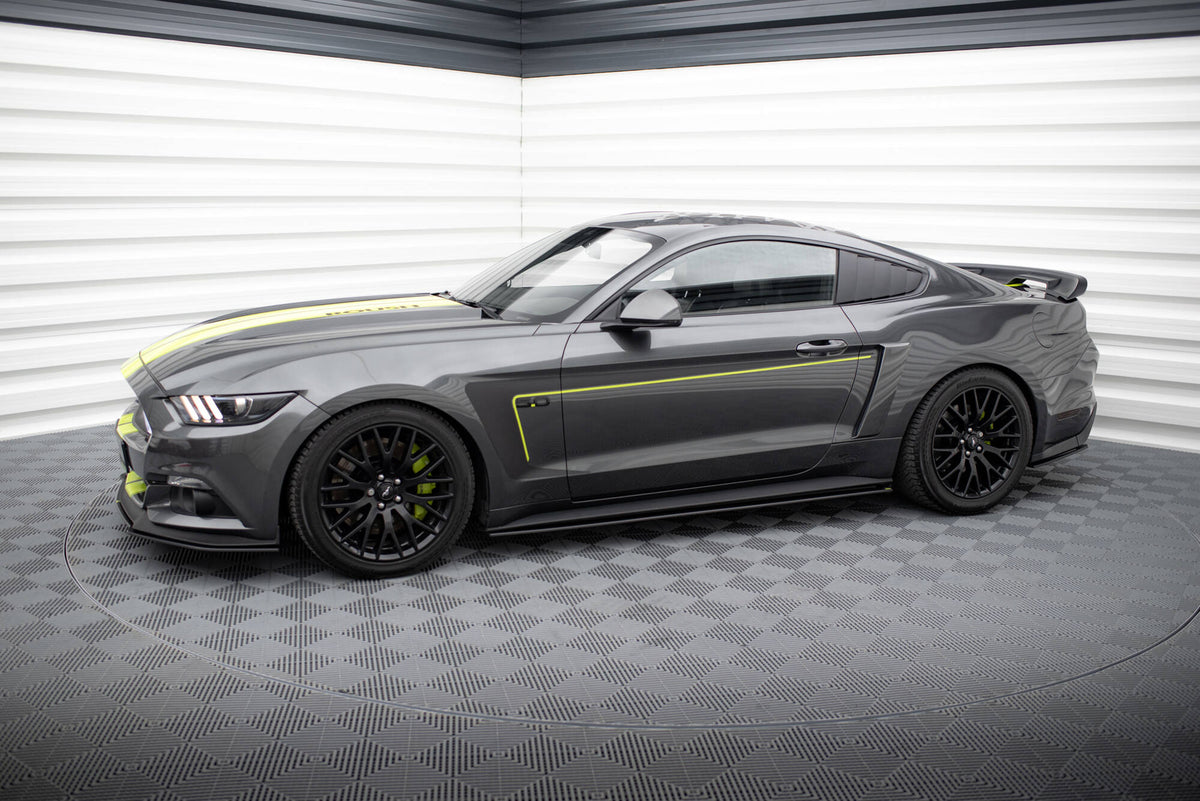Street Pro Street+ Seitenschweller Leisten passend für Ford Mustang GT Mk6 – Ansicht 1