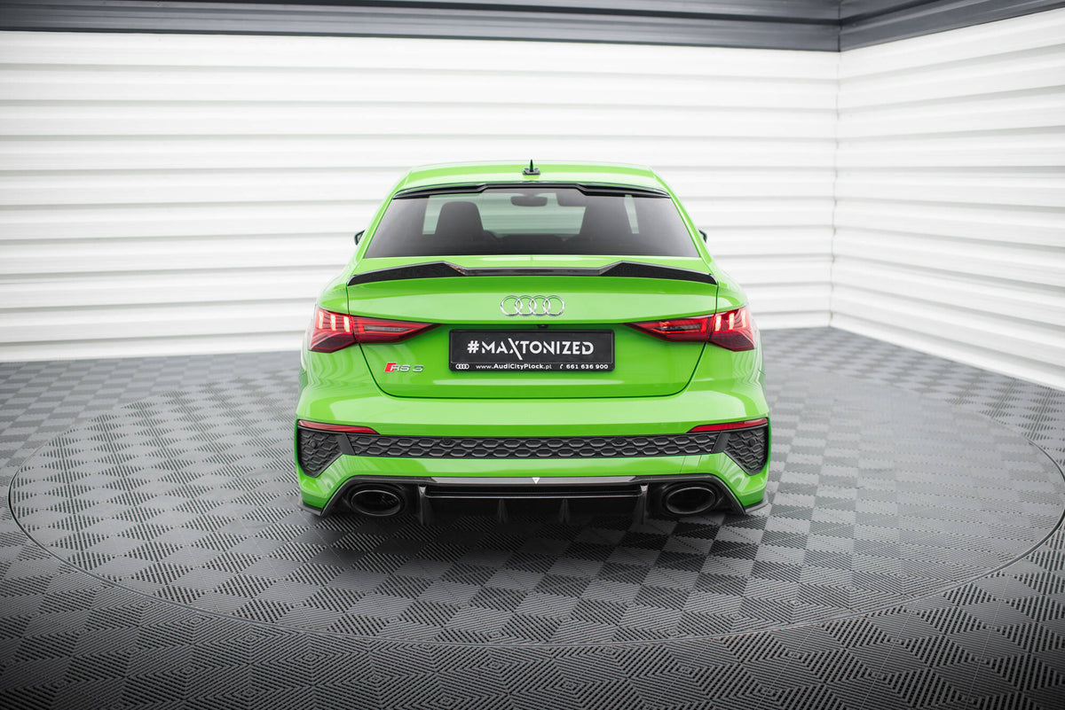 Prepreg Carbon Fiber Diffusor Heck Ansatz passend für Audi RS3 8Y – Ansicht 6