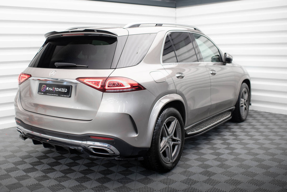Street+ Seitenschweller Leisten passend für Mercedes-AMG / AMG-Line GLE SUV W167 / W167 Facelift schwarz Hochglanz – Ansicht 1