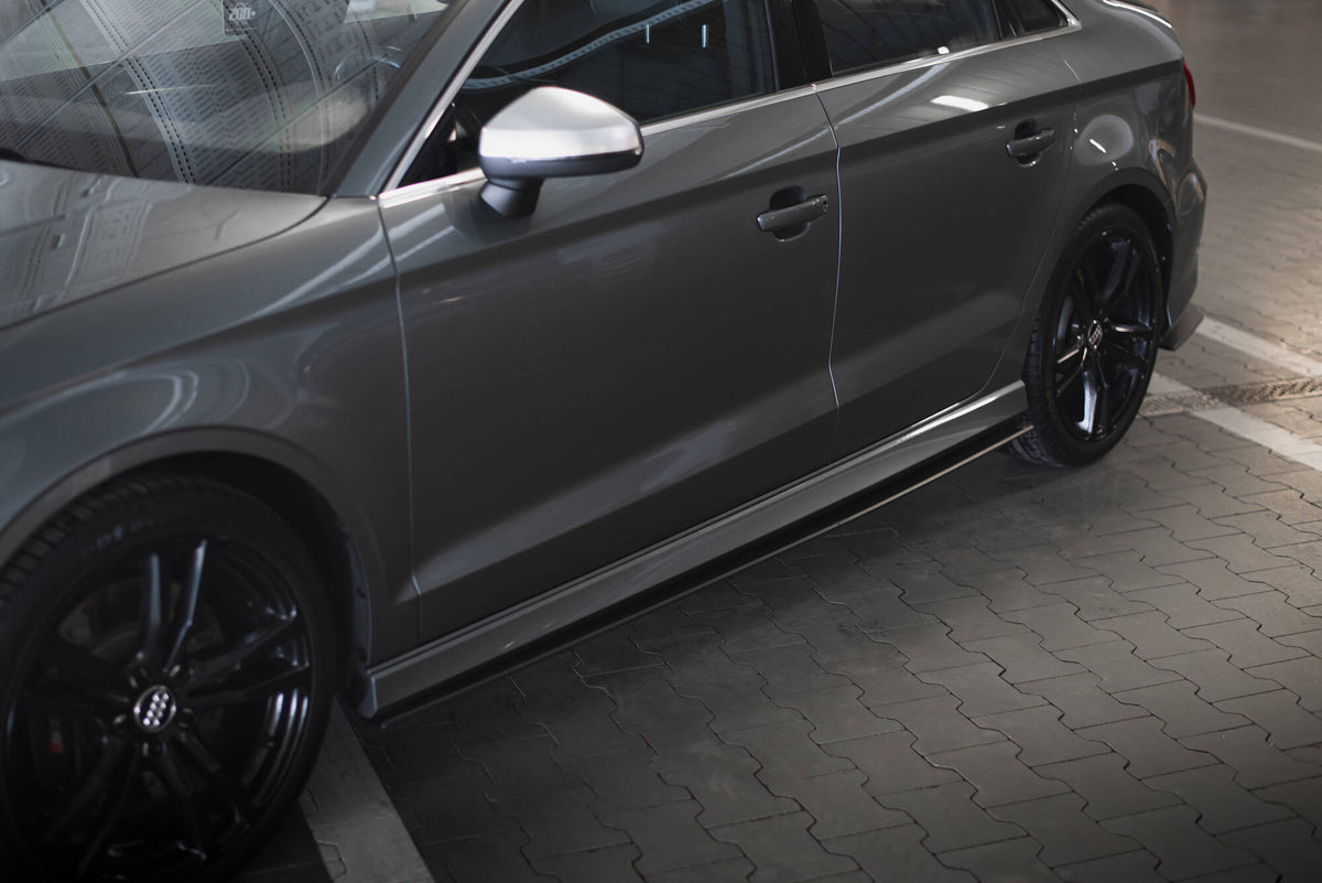 Street Pro Street+ Seitenschweller Leisten passend für Audi S3 / A3 S-Line Limousine 8V – Ansicht 1