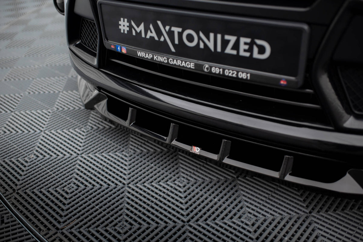 Street+ Spoilerlippe Front Ansatz passend für Ford Kuga ST Mk1 schwarz Hochglanz – Ansicht 4