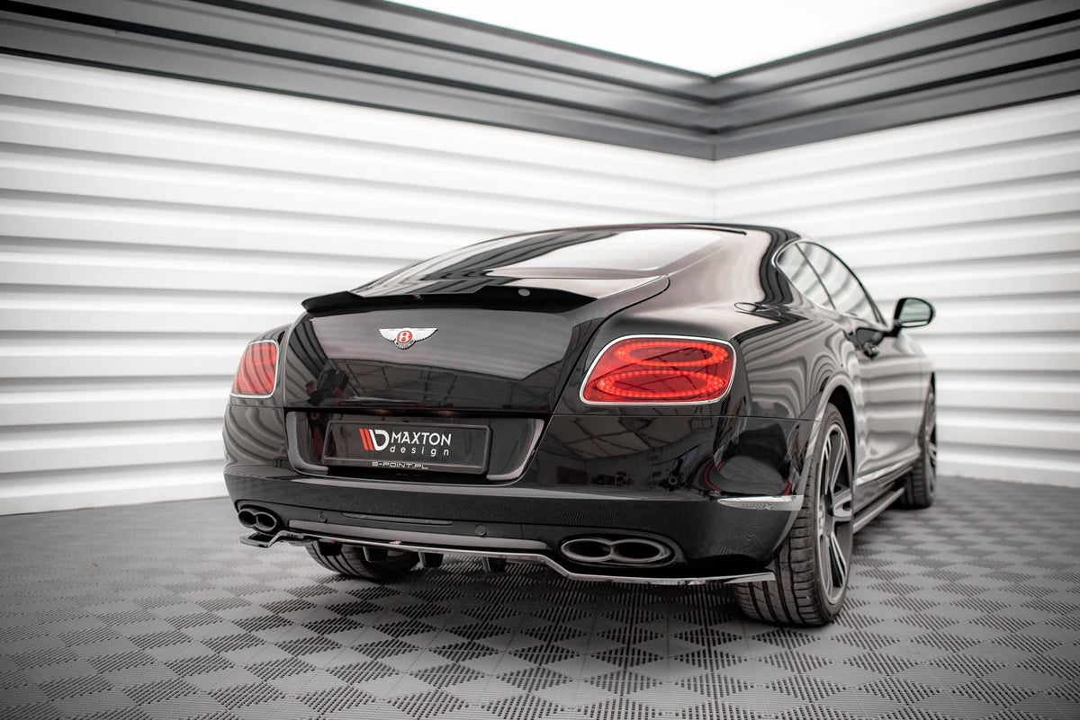Street+ Mittlerer Diffusor RACE passend für Bentley Continental GT V8 S Mk2 schwarz Hochglanz – Ansicht 1
