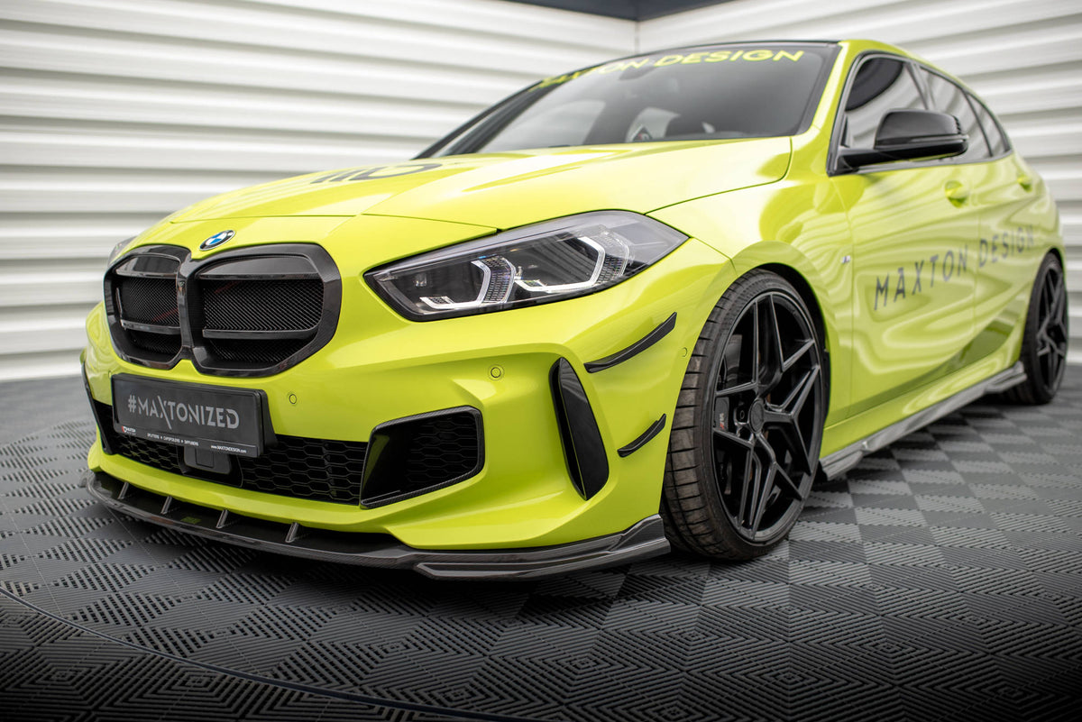 Carbon Fiber Front Bumper Wings (Canards) Prepreg BMW 1er M-Paket /  M135i / 128ti F40 – Ansicht 4