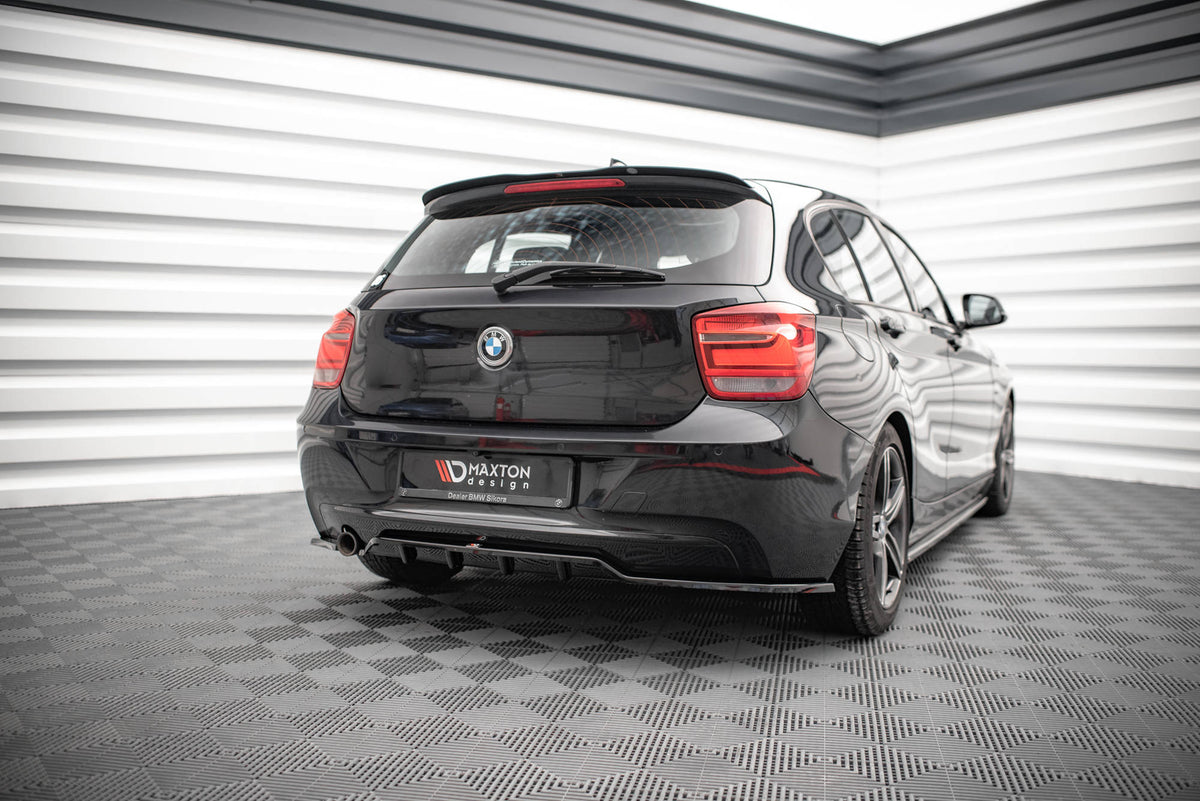 Street+ Mittlerer Diffusor RACE passend für BMW 1er F20 schwarz Hochglanz – Ansicht 3