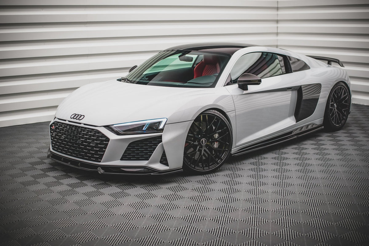 Street+ Seitenschweller Leisten passend für Audi R8 Mk2 Facelift schwarz Hochglanz – Ansicht 5