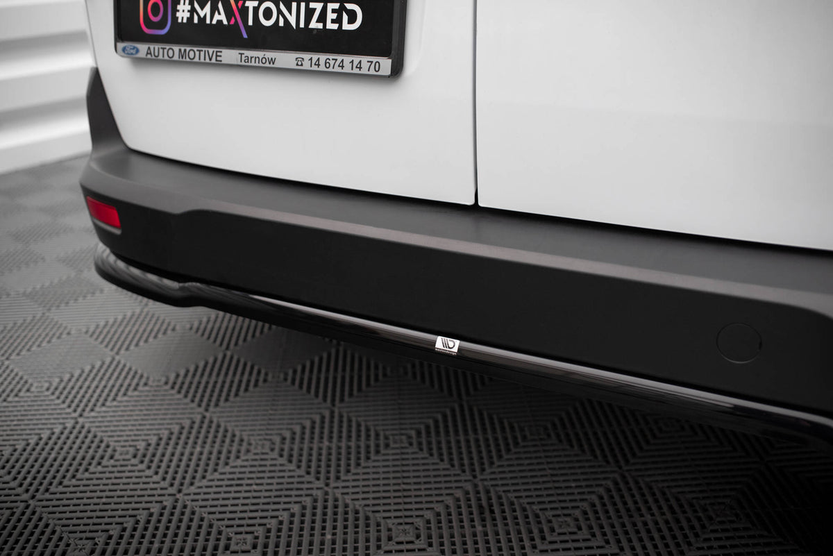 Heckansatz Ford Transit Connect Mk2 Facelift schwarz Hochglanz – Ansicht 4