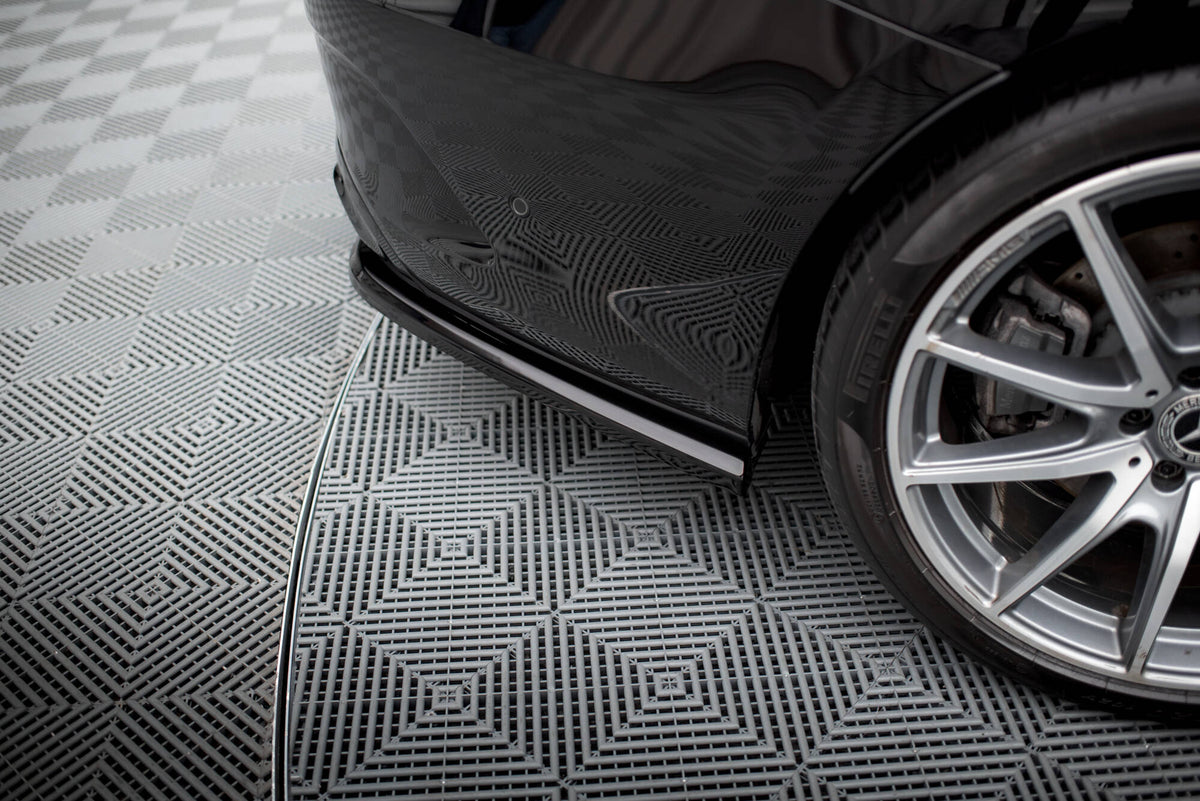 Street+ Mittlerer Diffusor RACE passend für Mercedes-Benz S Coupe AMG-Line C217 Facelift schwarz Hochglanz – Ansicht 10