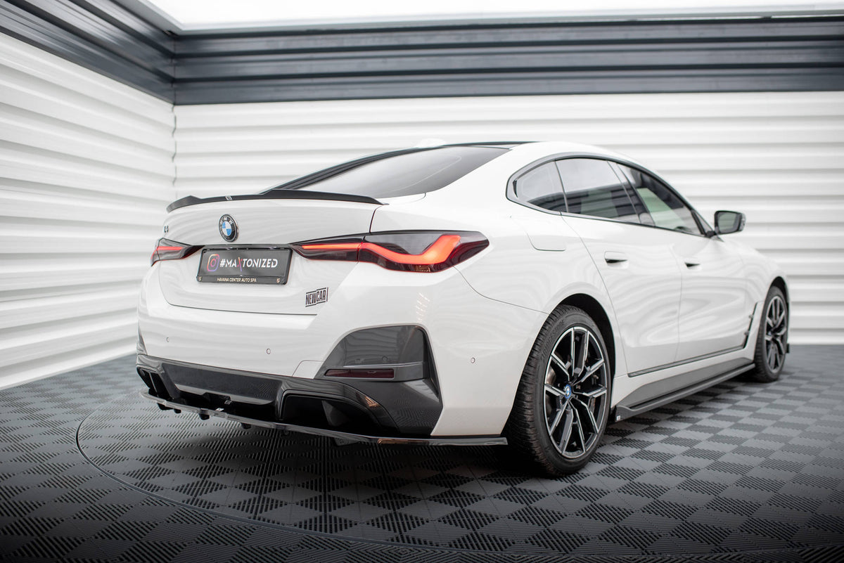 Street+ Mittlerer Diffusor RACE passend für V.1 BMW i4 M-Paket G26 schwarz Hochglanz – Ansicht 5