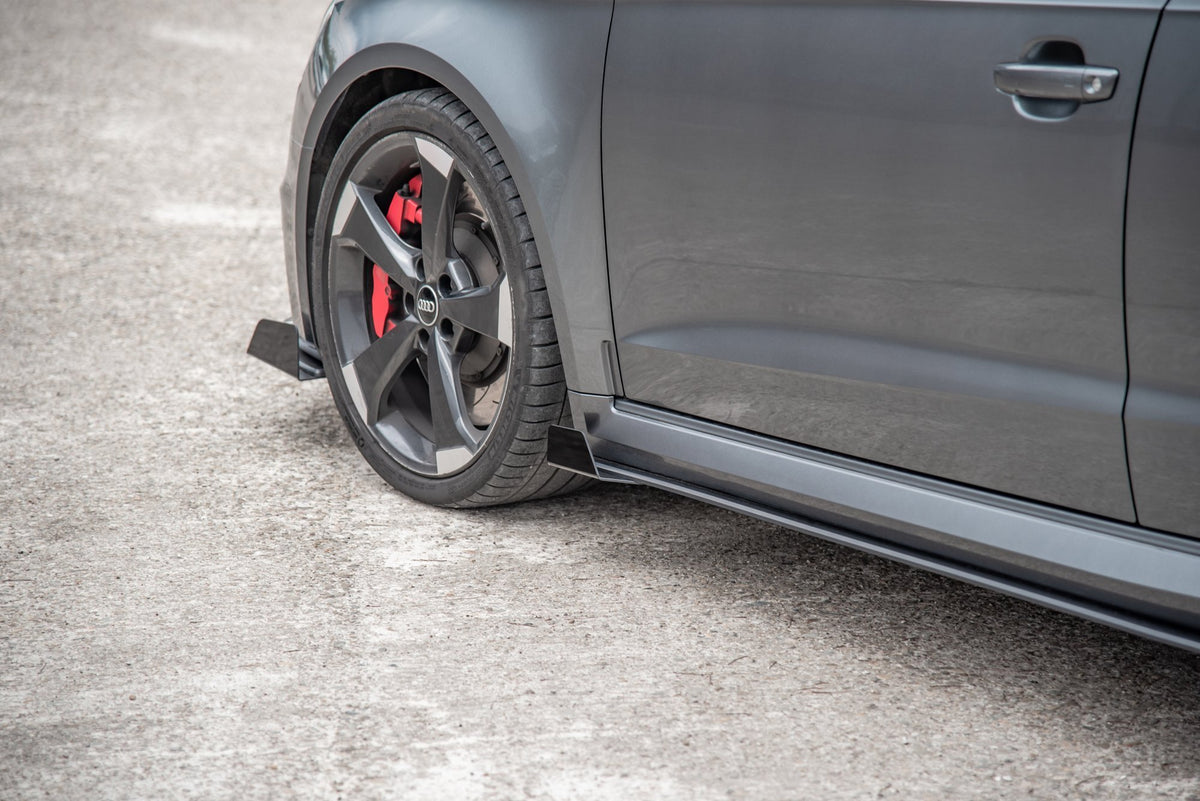 Seitenschweller Flaps passend für Audi RS3 8V Sportback schwarz Hochglanz – Ansicht 5