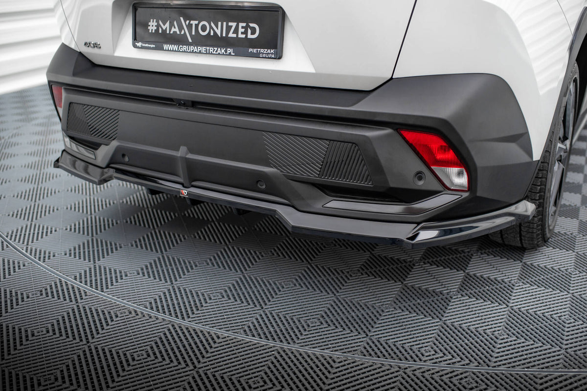 Street+ Mittlerer Diffusor RACE passend für Peugeot 408 Mk1 schwarz Hochglanz – Ansicht 1