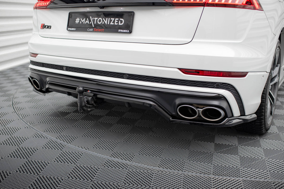 Street+ Mittlerer Diffusor RACE passend für Audi SQ8 Mk1 schwarz Hochglanz – Ansicht 6