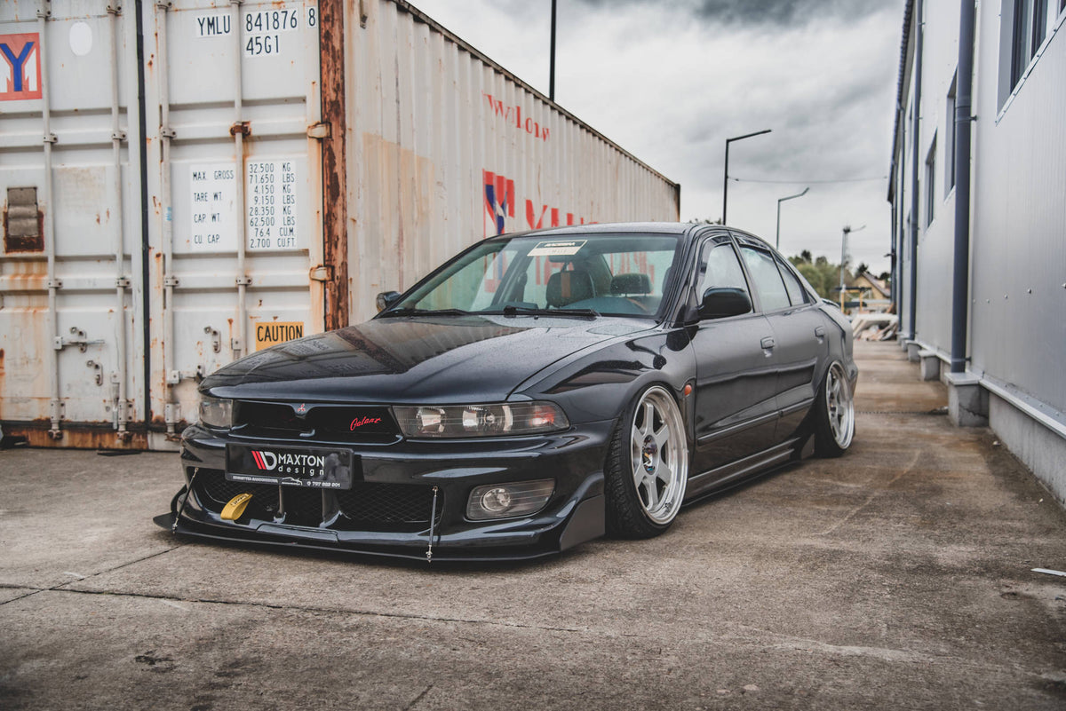 Sport Street+ Spoilerlippe Front Ansatz passend für Mitsubishi Galant Avance Mk8 – Ansicht 3
