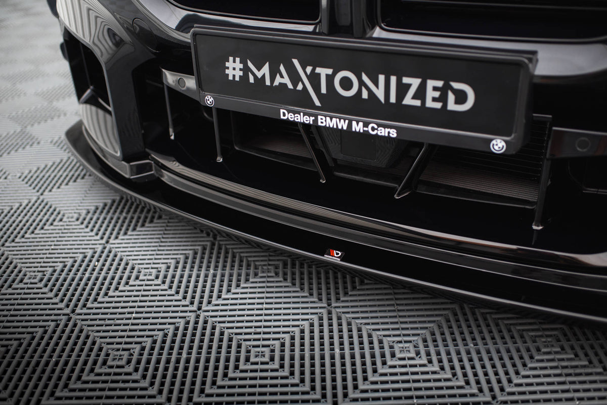 Street+ Spoilerlippe Front Ansatz V.4 passend für BMW M2 G87 schwarz Hochglanz – Ansicht 3