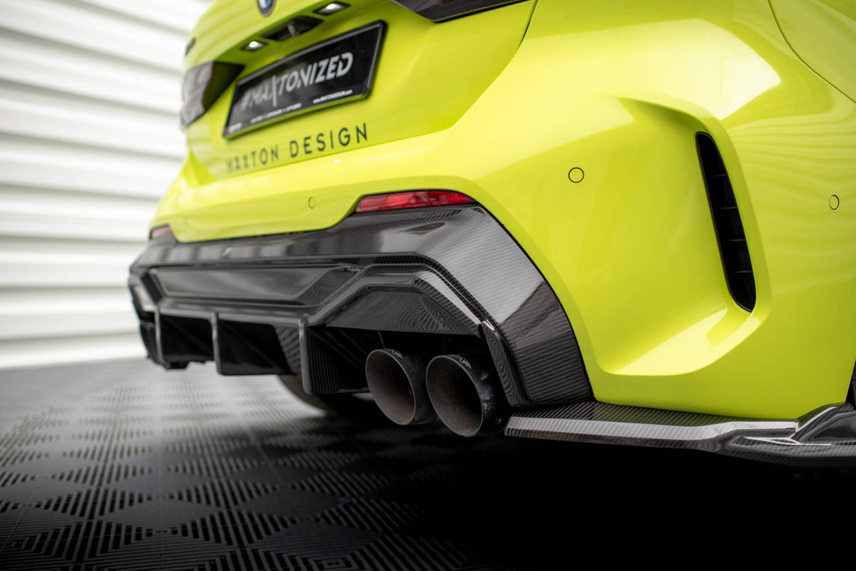 Prepreg Carbon Fiber Diffusor Heck Ansatz V.1 passend für BMW 1er F40 M-Paket/ M135i – Ansicht 5