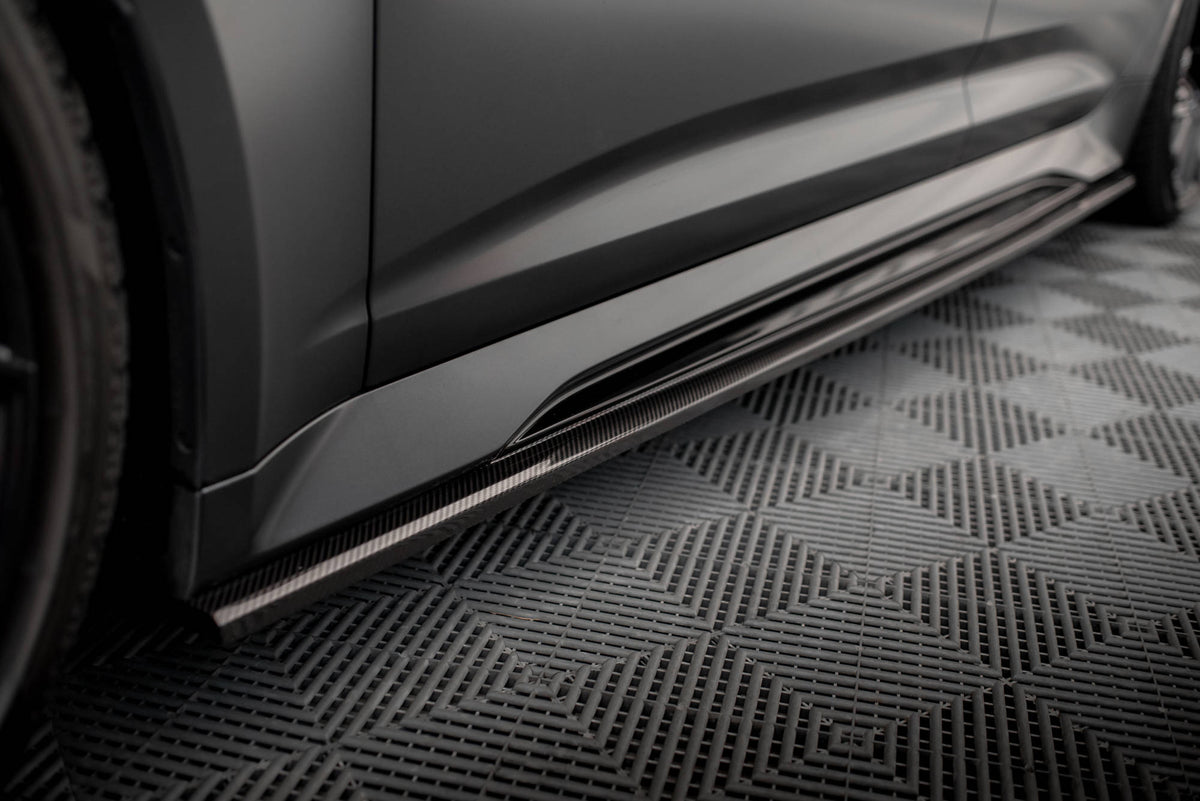 Set of Carbon Fiber Splitters Audi RS6 C8 schwarz matt – Ansicht 7