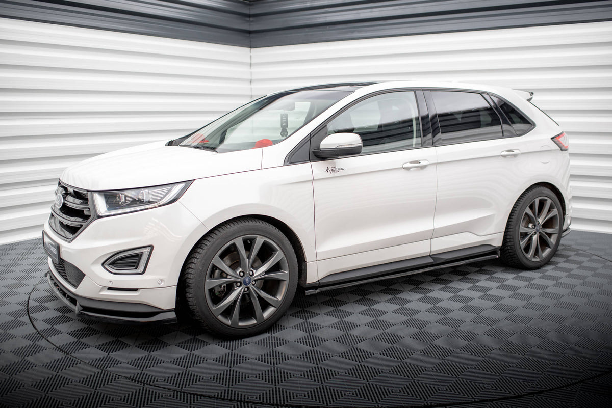 Street+ Seitenschweller Leisten passend für Ford Edge Sport Mk2 schwarz Hochglanz – Ansicht 3