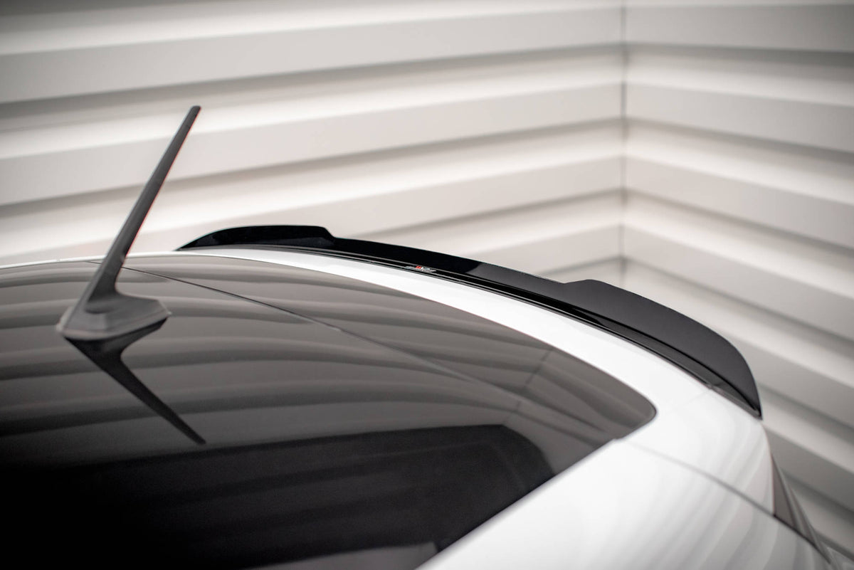 Heckspoiler Lippe Renault Clio Mk5 schwarz Hochglanz – Ansicht 4