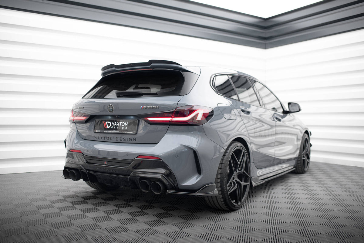 Diffusor Heck Ansatz V.2 passend für BMW 1er M-Paket/ M135i / 128ti F40 schwarz Hochglanz – Ansicht 4