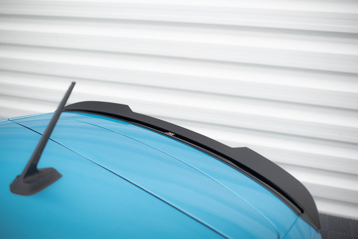 Heckspoiler Lippe Renault Clio Mk5 schwarz Hochglanz – Ansicht 6