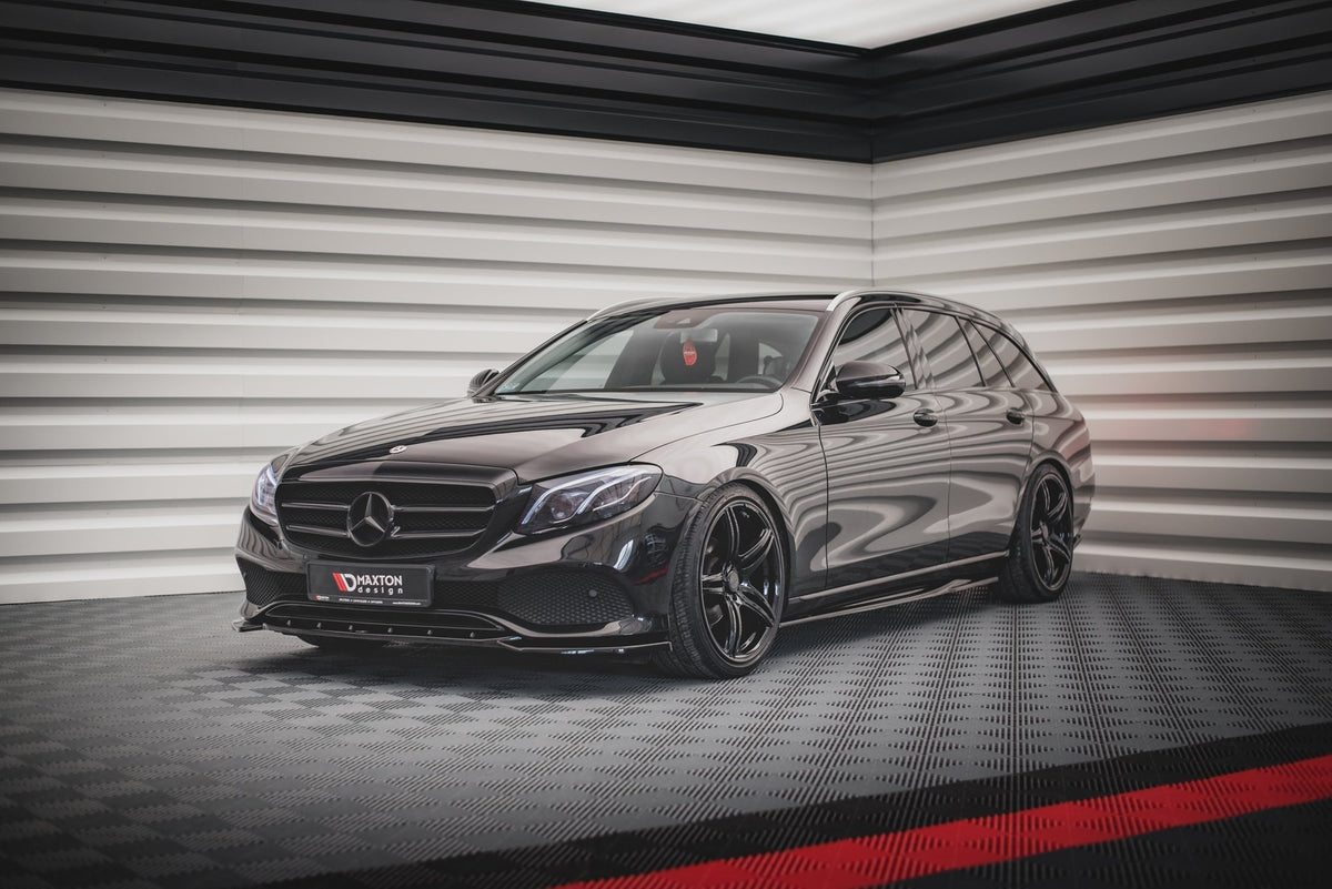 Street+ Seitenschweller Leisten passend für Mercedes-Benz E W213 schwarz Hochglanz – Ansicht 4