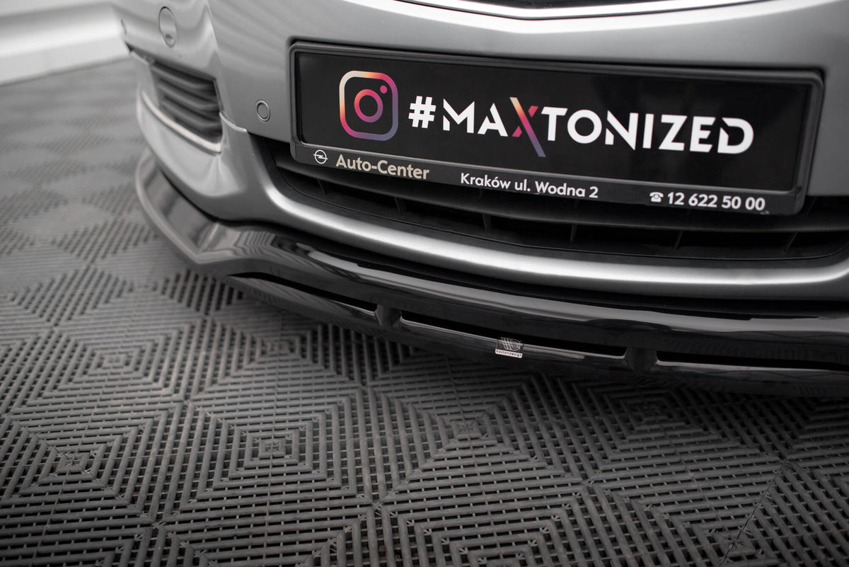 Street+ Spoilerlippe Front Ansatz passend für Opel Insignia OPC-Line Mk1 schwarz Hochglanz – Ansicht 4