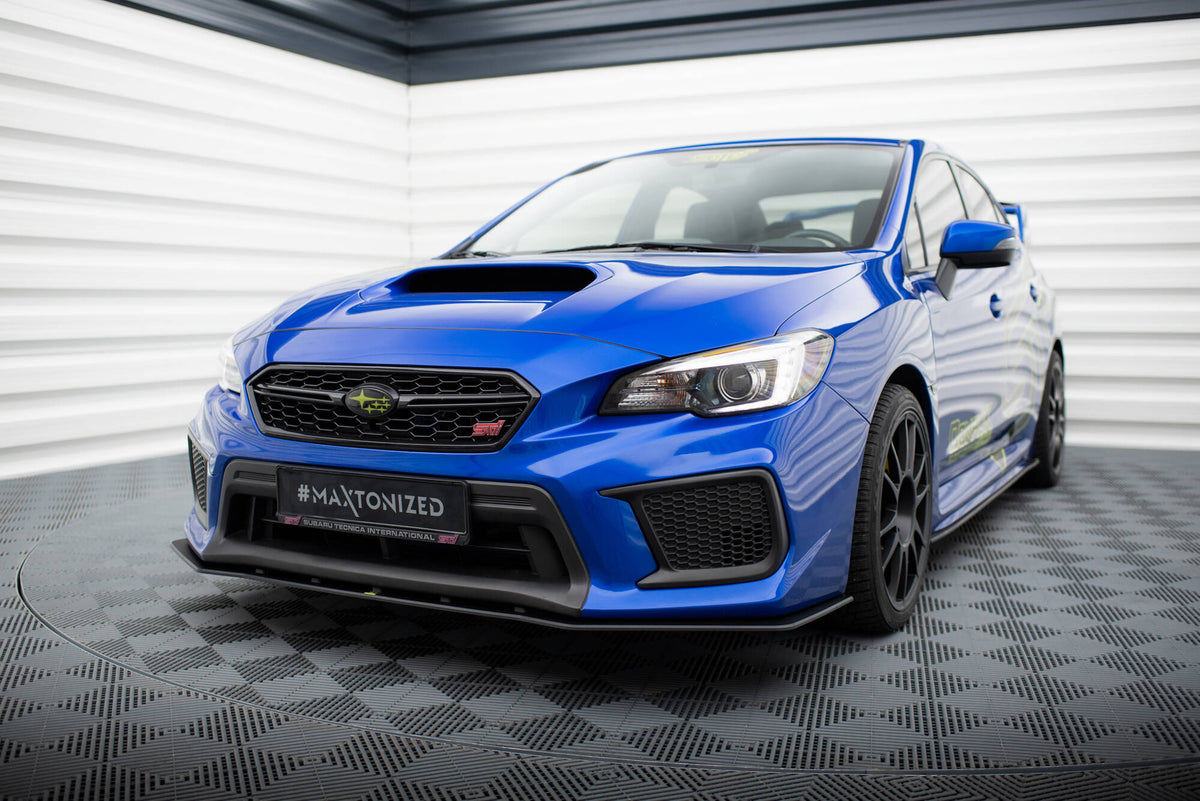 Street Pro Street+ Spoilerlippe Front Ansatz passend für Subaru WRX STI Mk1 Facelift – Ansicht 3